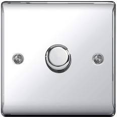 BG ELECTRICAL Decorative NPC81P-01 Rotary Dimmer Polished Chrome