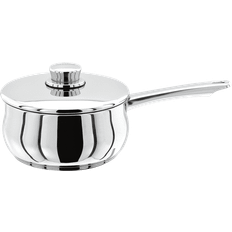Cast Iron Hob Sauce Pans Stellar 1000 with lid 0.9 L 14 cm