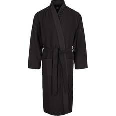 Hugo Boss Jacquard Logo Dressing Gown - Black