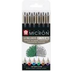 Sakura Pigma Micron Fineliners 6 Assorted Colours 0.25mm