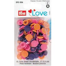 Prym Snap Fasteners Color Snaps Orange/Pink/Purple 12,4 mm