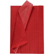 Red Silk & Crepe Papers Creotime Tissue Paper, 50x70 cm, 17 g, red, 6 sheet/ 1 pack