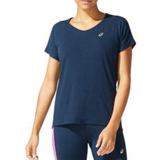 Asics V-Neck SS Top Women - French Blue