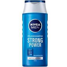 Nivea MEN Strong Power Shampoo Effective Hair Shampoo with Sea Minerals Nourishing Shampoo for Powerful and Strengthened Hair 250ml