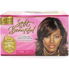 Hair Straightening Treatment Shine Inline Soft & Beautiful Relaxer Kit Super