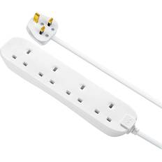 White Power Strips Masterplug BFG210N-MP 4-way 2m