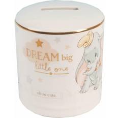 White Piggy Banks Kid's Room Disney Dumbo Dream Big Little One Money Bank