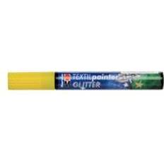 Yellow Textile Pen Marabu Textil Painter Tip, Paint, Glitter Yellow, 3.2 x 15 x 0.8 cm