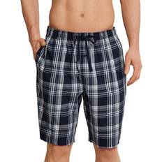 Schiesser Mix & Relax Long Woven Boxer - Blue/White