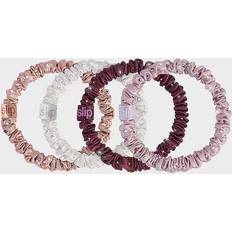 Slip Crystal Skinnie Scrunchie 4 Pack in Pink