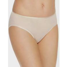 Hanro Cotton Seamless High Cut Full Brief - Beige