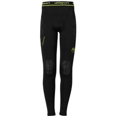 Men - Running Base Layer Trousers Uhlsport Bionikframe Baselayer Tights Black/Fluo