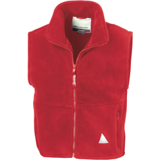 Girls - L Fleece Garments Result Kid's Anti-Pill Polar-Therm® Fleece Bodywarmer/Gilet - Red