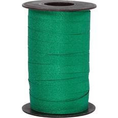 Creativ Company Curling Ribbon, W: 10 mm, glitter, green, 100 m/ 1 roll