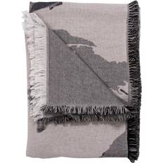 AYTM Floreo Blankets White/Grey (170x130cm)