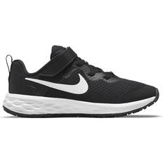 Nike Revolution 6 PSV - Black/Dark Smoke Grey/White