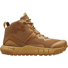Textile Lace Boots Under Armour Micro G Valsetz Mid Tactical Boots - Coyote