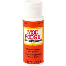 Water Based Allround Glue Plaid Mod Podge Gloss Water Base Sealer/Glue And Finish, White, 2 oz