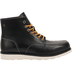 TPR Lace Boots Jack & Jones High Leather Boots - Black