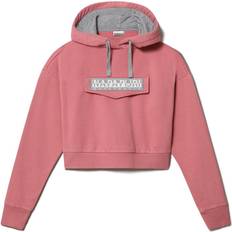 Napapijri Burgee Crop Hoodie - Pink