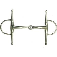 Korsteel Eggbutt Stainless Steel Jointed Full Cheek Snaffle Bit