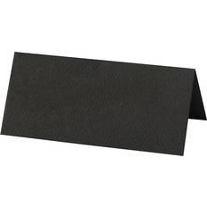 Place cards, size 9x4 cm, 220 g, black, 20 pc/ 1 pack