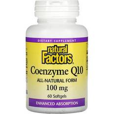 Natural Factors Coenzyme Q10- 100 mg (60 softgels)