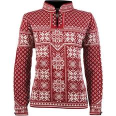 Dale of Norway Peace Women's Sweater - Redrose/Offwhite