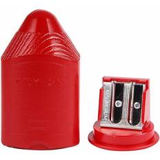 Red Pen Accessories Creativ Company Pencil Sharpener, H: 8,5 cm, red, 1 pc