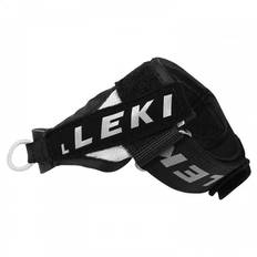 Senior Ski Equipment Leki Trigger Shark Straps 2-Pack (Black/Silver) Black/Silver S