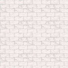 Fine Decor Brick Marble Silver Wallpaper Silver