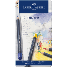 Water Based Aquarelle Pencils Faber-Castell Goldfaber Color Pencil Tin Sets set of 12