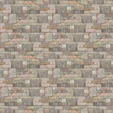 Contour Natural Sandstone Brick Wallpaper