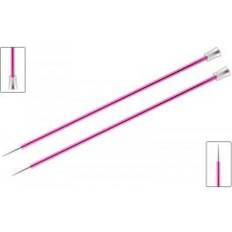 Knitpro KP47308 Zing: Knitting Pins: Single Ended: 35cm x 10.00mm, Aluminium, Multi-Colour, 10mm