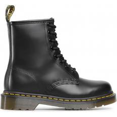 Buckle/Laced Boots Dr. Martens 1460 Smooth Leather Lace Up - Black