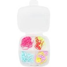 Clover Quick Locking Stitch Marker Set, Multi-Colour, 7.5 x 7.5 x 2.5 cm