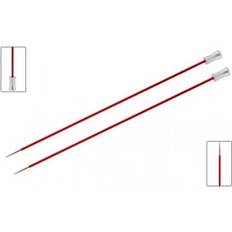 Knitpro KNIT PRO KP47293 Zing: Knitting Pins: Single Ended: 35cm x 2.50mm, 2.5mm, Red