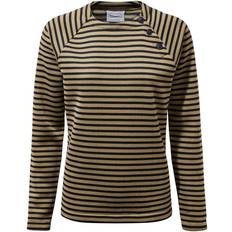 Slit Jumpers Craghoppers Neela Crew Neck - Blue Navy/Raffia Stripe