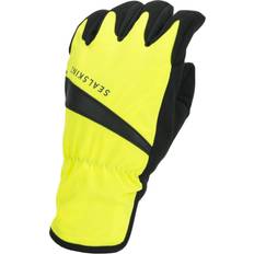 Men - Yellow Clothing Sealskinz Waterproof All Weather Cycle Gloves Men - Neon Yellow/Black