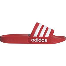 Red Slippers & Sandals adidas Adilette Shower - Vivid Red/Cloud White