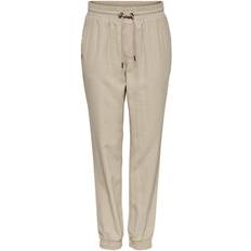 Only Kelda Emery Loose Fitted Trousers - Beige/Humus