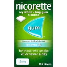 Nicorette Medicines Nicorette Icy White 2mg 105pcs Chewing Gum