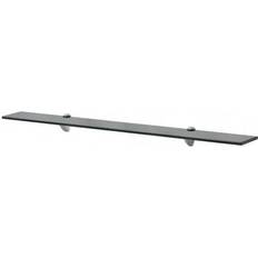 vidaXL Floating Glass Wall Shelf 90cm