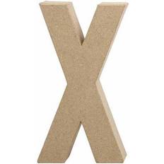 Creativ Company Letter, X, H: 20,2 cm, W: 10,5 cm, thickness 2,5 cm, 1 pc