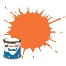 Water Based Enamel Paint Humbrol Gloss 14ml No 18 Orange