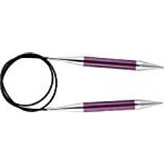 Knitpro KP47108 Zing: Knitting Pins: Circular: Fixed: 60cm x 10.00mm, Aluminium, Multi-Colour, 10mm