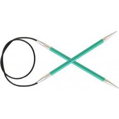 Knitpro KNIT PRO KP47206 Zing: Fixed Circular Knitting Pins: 150cm x 3.25mm, 3.25mm Green