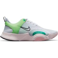 44 ⅔ - Women Gym & Training Shoes Nike SuperRep Go 2 W - White/Green Strike/Light Soft Pink/Black
