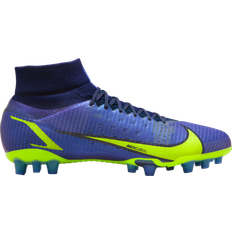 Nike 4.5 - Artificial Grass (AG) Football Shoes Nike Mercurial Superfly 8 Pro AG - Sapphire/Blue Void/Volt