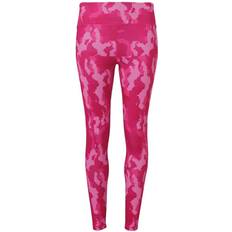 Tridri Performance Hexoflage Leggings Women - Camo Hot Pink